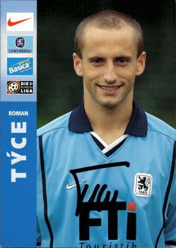 Roman Tyce TSV 1860 Munchen 1999/00 Podpisova karta autogram