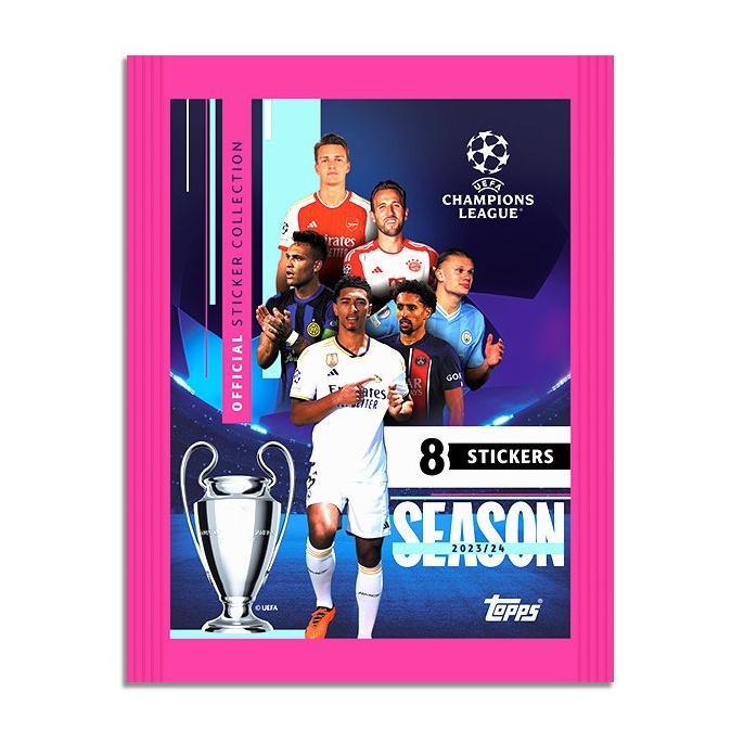 Topps Champions League 2023/24 Balíček Fotbalové samolepky