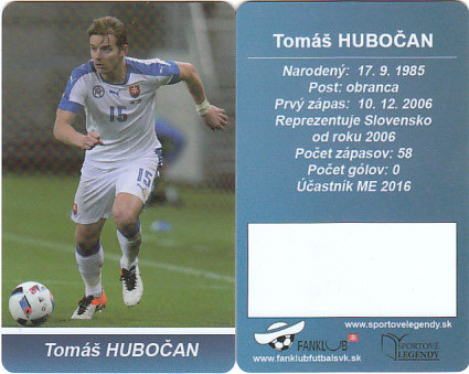 Tomas Hubocan Slovensko Fanklub slovenskej reprezentacie #15