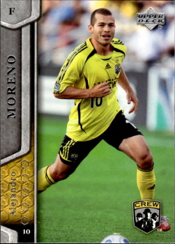 Alejandro Moreno Columbus Crew UD MLS 2007 #27