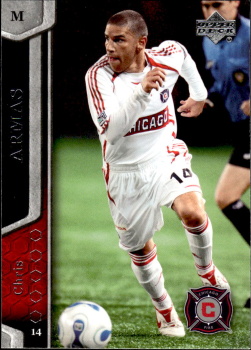 Calen Carr Chicago Fire UD MLS 2007 #4