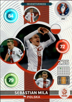 Inventiveness Poland Panini UEFA EURO 2016 Game Changer #260