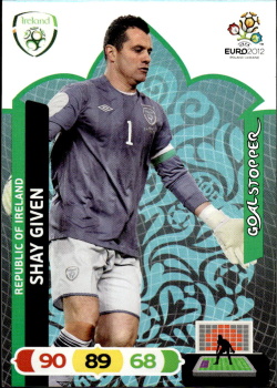 Shay Given Republic of Ireland Panini UEFA EURO 2012 Goal Stopper #237
