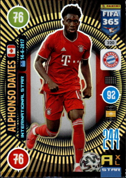 Alphonso Davies Bayern Munchen 2021 FIFA 365 International Star #320