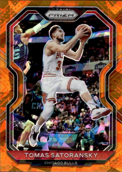 Tomas Satoransky Chicago Bulls Panini Prizm 2020/21 Orange #183