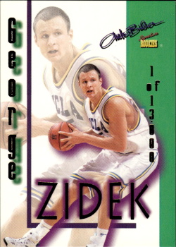Jiri Zidek UCLA Bruins 1995 Signature Rookies Autobilia #22