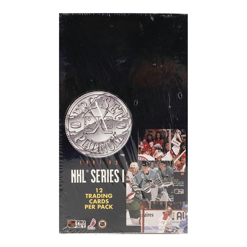 Pro Set Platinum Series 1 1991/92 Hockey Hobby Box NHL
