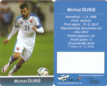 Michal Duris Slovensko Fanklub slovenskej reprezentacie #7