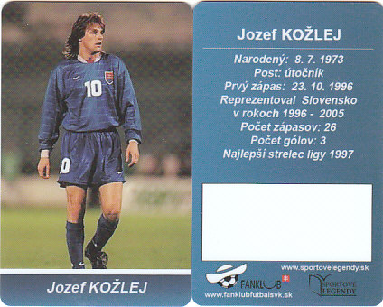 Jozef Kozlej Slovensko Fanklub slovenskej reprezentacie #25