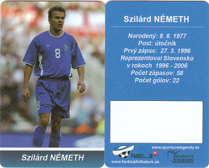 Szilard Nemeth Slovensko Fanklub slovenskej reprezentacie #33