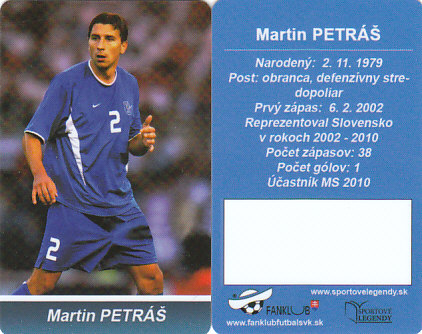 Martin Petras Slovensko Fanklub slovenskej reprezentacie #36