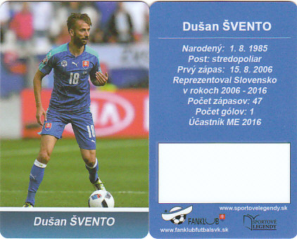 Dusan Svento Slovensko Fanklub slovenskej reprezentacie #43
