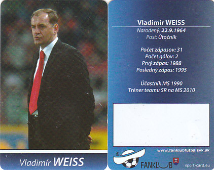 Vladimir Weiss st. Slovensko Fanklub slovenskej reprezentacie #51