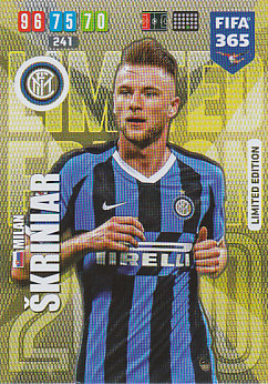 Milan Skriniar Internazionale Milano 2020 FIFA 365 Limited Edition #LE44