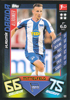 Vladimir Darida Hertha Berlin 2019/20 Topps MA Bundesliga All Rounder #488