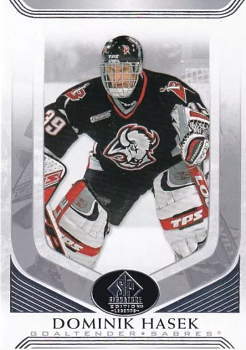 Dominik Hasek Buffalo Sabres Upper Deck SP Signature Edition Legends 2020/21 #320