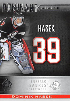 Dominik Hasek Buffalo Sabres Upper Deck SP Signature Edition Legends 2020/21 Dominant Digits #DD-26