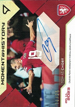 Tomas Chory Czech Republic Hrdi Lvi 2024 SportZoo Moment of History Auto /25 #MHS-TC