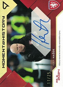 Ivan Hasek Czech Republic Hrdi Lvi 2024 SportZoo Moment of History Auto /25 #MHS-IH