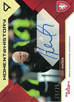 Ivan Hasek Czech Republic Hrdi Lvi 2024 SportZoo Moment of History Auto /25 #MHS-IH