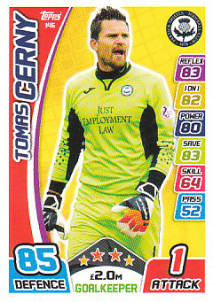 Tomas Cerny Partick Thistle 2017/18 Topps Match Attax SPFL #146