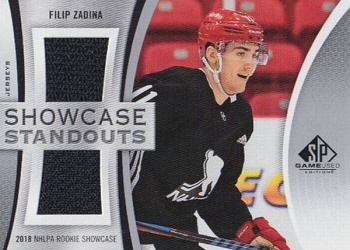 Filip Zadina Detroit Red Wings Upper Deck SP Game Used 2019/20 Showcase Standouts #SS-FZ