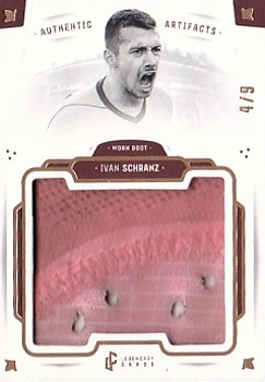 Ivan Schranz Dukla Praha Bravo Dukla Legendary Cards Authentic Artifacts /9 #AA-SCI