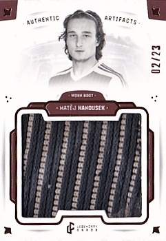 Matej Hanousek Dukla Praha Bravo Dukla Legendary Cards Authentic Artifacts /23 #AA-HAA