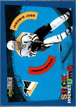 Jaromir Jagr Pittsburgh Penguins UD Collector's Choice 1997/98 Stick-Ums #S15