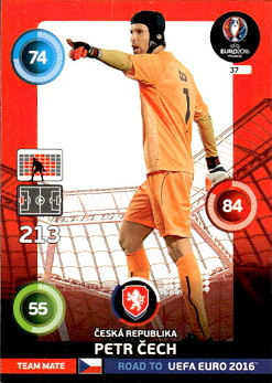 Petr Cech Czech Republic Panini Road to EURO 2016 Scandinavian edition #37