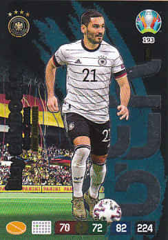 Ilkay Gundogan Germany Panini UEFA EURO 2020 FANS - Fans' Favourite #193