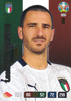 Leonardo Bonucci Italy Panini UEFA EURO 2020 FANS - Captain #219