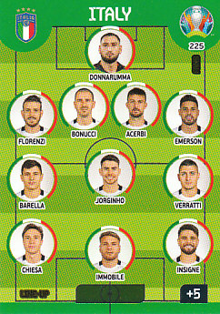 Line-Up Italy Panini UEFA EURO 2020 FANS - Line-up #225