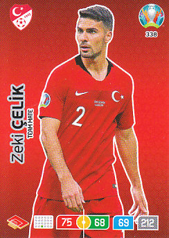 Zeki Celik Turkey Panini UEFA EURO 2020#338