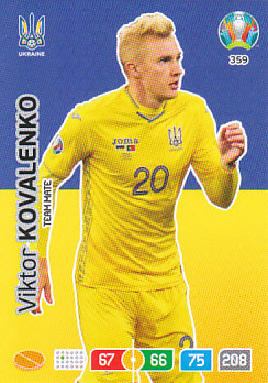 Viktor Kovalenko Ukraine Panini UEFA EURO 2020 #359