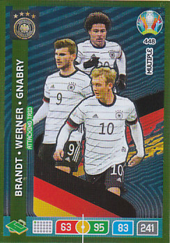 Brandt Werner Gnabry Germany Panini UEFA EURO 2020 MULTIPLE - Attacking Trio#448