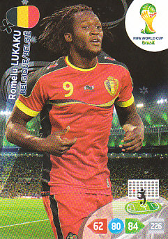 Romelu Lukaku Belgium Panini 2014 World Cup #36
