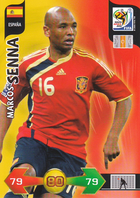 Marcos Senna Spain Panini 2010 World Cup #134