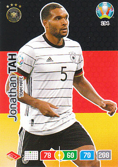 Jonathan Tah Germany Panini UEFA EURO 2020#194