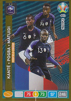 Kante Pogba Matuidi France Panini UEFA EURO 2020 MULTIPLE#442