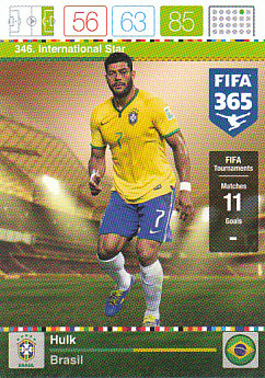 Hulk Brazil 2015 FIFA 365 International Star #346