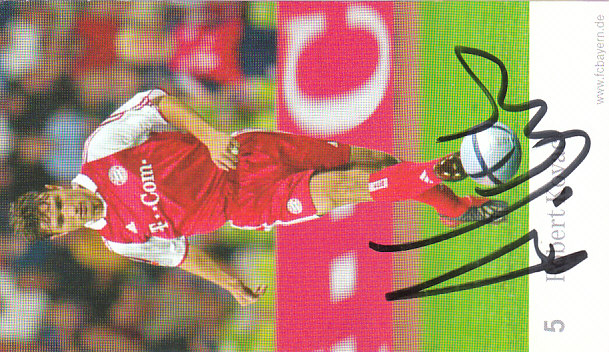 Robert Kovac FC Bayern Mnichov 2004/05 Podpisova karta Autogram
