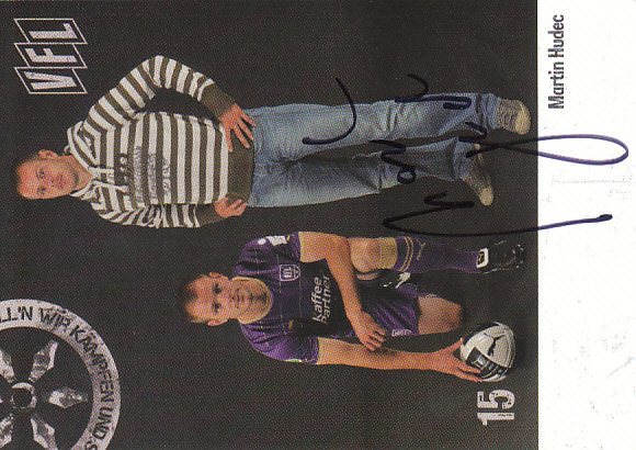 Martin Hudec  VfL Osnabruck 2011/12 Podpisova karta autogram