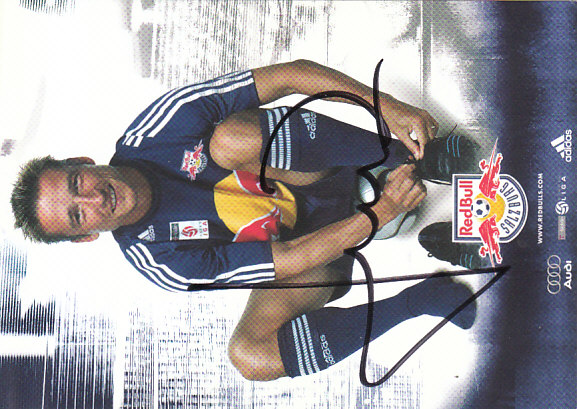 Patrik Jezek Red Bull Salzburg 2006/07 Podpisova karta autogram