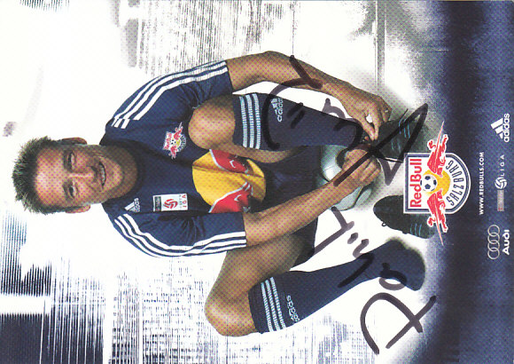 Patrik Jezek Red Bull Salzburg 2006/07 Podpisova karta autogram