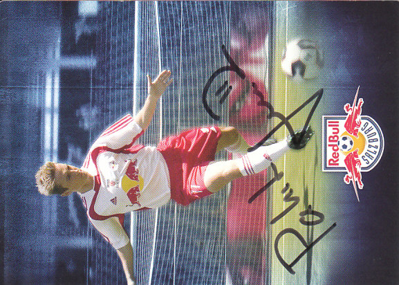 Patrik Jezek Red Bull Salzburg 2007/08 Podpisova karta autogram