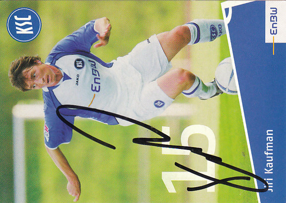 Jiri Kaufman SC Karlsruhe 2005/06 Podpisova karta autogram