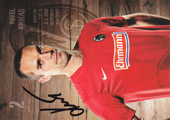 Pavel Krmas SC Freiburg 2012/13 Podpisova karta autogram
