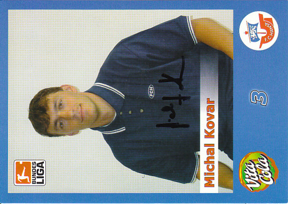 Michal Kovar Hansa Rostock 2002/03 Podpisova karta autogram