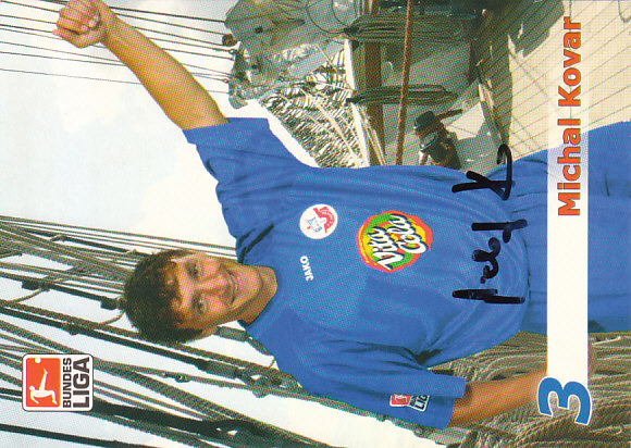 Michal Kovar Hansa Rostock 2003/04 Podpisova karta autogram